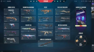 conta full acesso valorant muitas skins