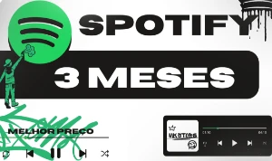 Spotify Premium - 3 Meses de Música Sem Limites!