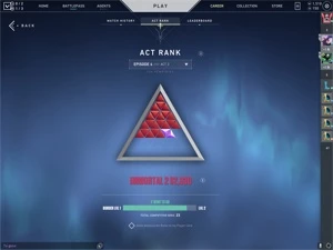 conta valorant imortal 2 com muita skin