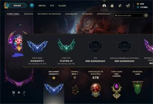 Conta LOL TODOS os champs 281 skins - League of Legends