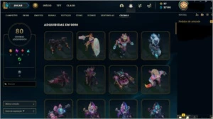 Conta Leangue of Legends Com muita skin - League of Legends LOL
