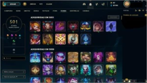 Conta Leangue of Legends Com muita skin - League of Legends LOL