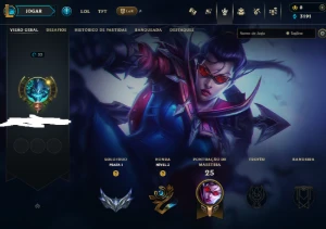 prata 1, Upada na Mão, Conta Lol Lvl 33, 5K Ea, 36 Champ - League of Legends