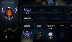 conta d4 wr alto skin lendaria udyr - League of Legends LOL