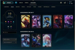 Conta league of Legends Platina IV LOL