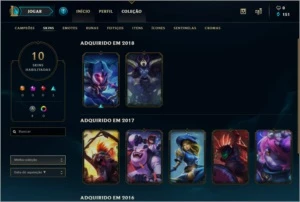 Conta league of Legends Platina IV LOL
