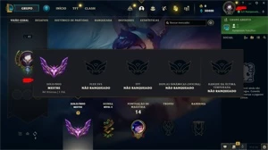 CONTA LOL MESTRE! 61%WINRATE 28PDL POR JGO E-MAIL NÃO VERIF. - League of Legends