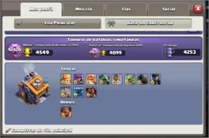 Centro de vila 14 bem upada - Clash of Clans