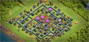 Centro de vila 14 bem upada - Clash of Clans