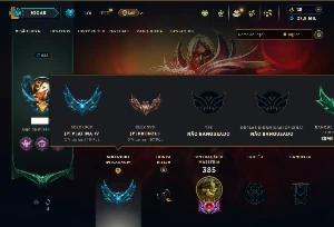 Platina 4 com 150 Champs e 93 Skins ( JG / ADC / MID ) - League of Legends LOL