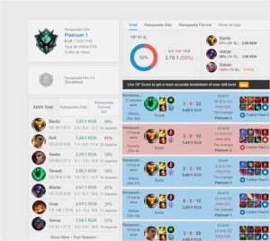 Conta lol Platina 1 - League of Legends