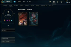 Conta lol Platina 1 - League of Legends