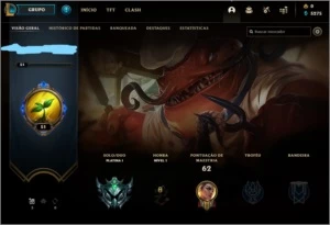 Conta lol Platina 1 - League of Legends