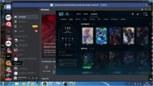 conta league of legends 146 skins todos os champs LOL