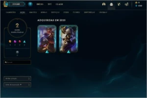 CONTA LEAGUE OF LEGENDS DIAMANTE 2 LOL