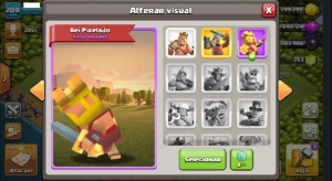 Cv 15 Clash of Clans level 200+ Heróis 90+