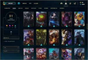 Conta ouro 4 com 81 skins e 115 champs ( MAIN JG ) - League of Legends LOL