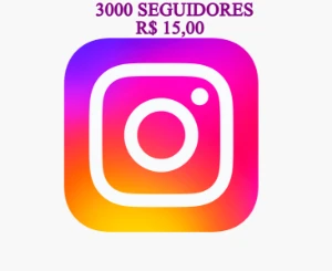 3000 Seguidores R$ 15,00 - Garantia Reposição 90 dias - Redes Sociais