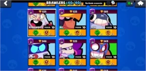 Conta full Brawl Stars + 549 gemas + 40k de ouro