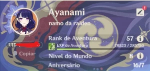 vendo conta de genshin impact