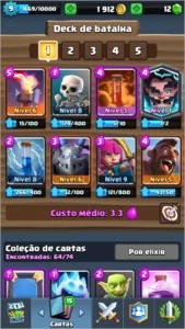 CONTA DE CLASH ROYALE ARENA 9