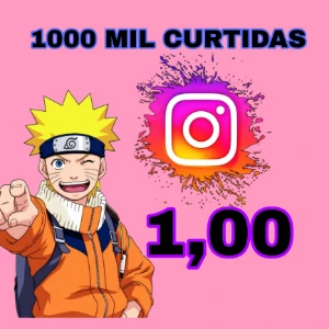 1000 Mil Curtidas No Instagram 1,00 30 Dias Garantia
