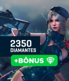 Free Fire - 2.350 Diamantes + 90% de Bônus