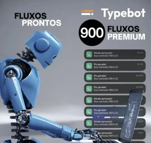 900 fluxos premium prontos typebot - Outros