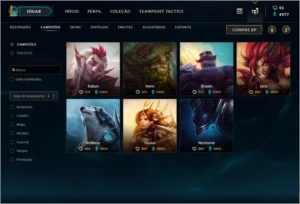 Conta Platina 4 , 140 champions , 77 skins - League of Legends LOL