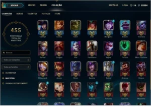 Conta League of Legends, Todos os Campões, Platina V LOL