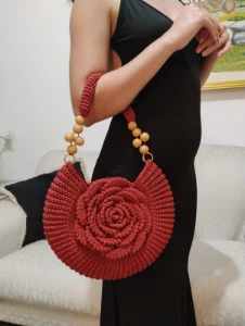 Bolsa Mega Rosa Oreo - Artesanato e Personalizados