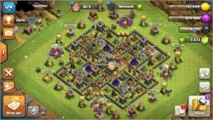 Conta Clash of clans CV 11 com 5600 gemas
