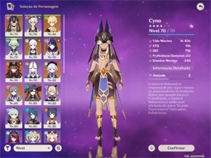 Conta Genshin : Raiden + Arma assinatura - Genshin Impact
