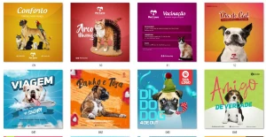 Arquivos PSD pet shop editáveis para photoshop - Serviços Digitais