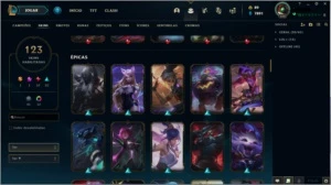 CONTA LEAGUE OF LEGENDS [DIAMANTE] [123 SKINS] [LVL 238] LOL