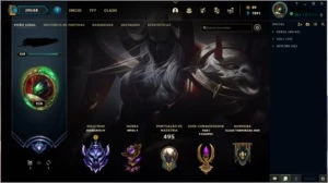 CONTA LEAGUE OF LEGENDS [DIAMANTE] [123 SKINS] [LVL 238] LOL