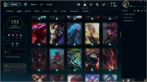 CONTA LEAGUE OF LEGENDS [DIAMANTE] [123 SKINS] [LVL 238] LOL