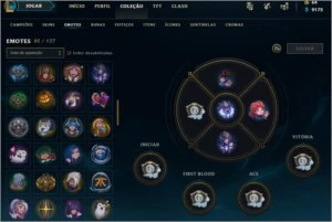 Conta League Of Legendes gold 1 com 396 skins - League of Legends LOL