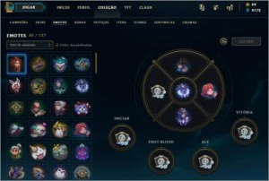Conta League Of Legendes gold 1 com 396 skins - League of Legends LOL