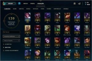 Conta do LOL Prata4 - League of Legends