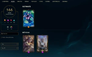 Conta lol com todos os campeões e 166 skins - League of Legends
