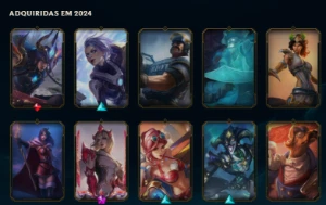 Conta do League of Legends de 2012 com skins raras LOL