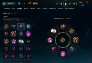 Unranked com 30 Champs e 6 Skins - League of Legends LOL