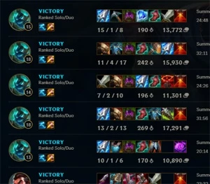 CONTA DIAMANTE 4, 14K DE ESSENCIA E FRAG SKINS. - League of Legends LOL