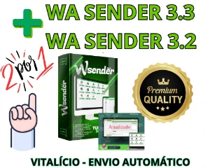 Wa Sender 3.2 + Wa Sender 3.3 Combo Completo - Vitalicio