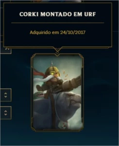 Conta PBE com RYZE jovem 200+ espólios de skin - League of Legends LOL