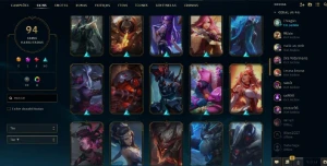 Conta League of Legends nivel 400 90+skins Gold LOL