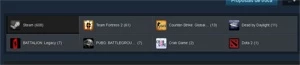 Vendo conta da STEAM Nível 100+