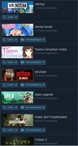 Vendo conta da STEAM Nível 100+