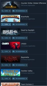 Vendo conta da STEAM Nível 100+
